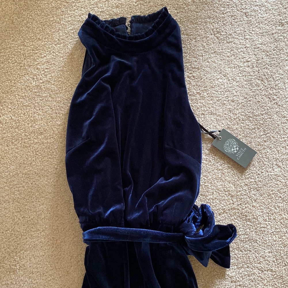 NWT Vince Camuto velvet jumpsuit
